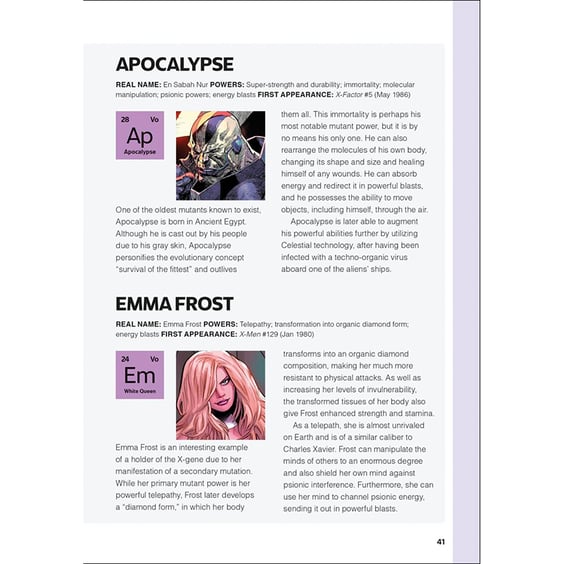 Артбук The Periodic Table of Marvel, (500835) 13