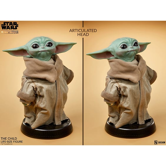Коллекционная фигура Sideshow: Collectibles: Life-Size: Star Wars: The Mandalorian: The Child, (50611) 9