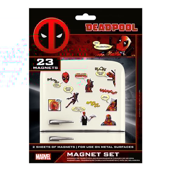 Набір магнітів Pyramid International: Marvel: Deadpool, (50845)