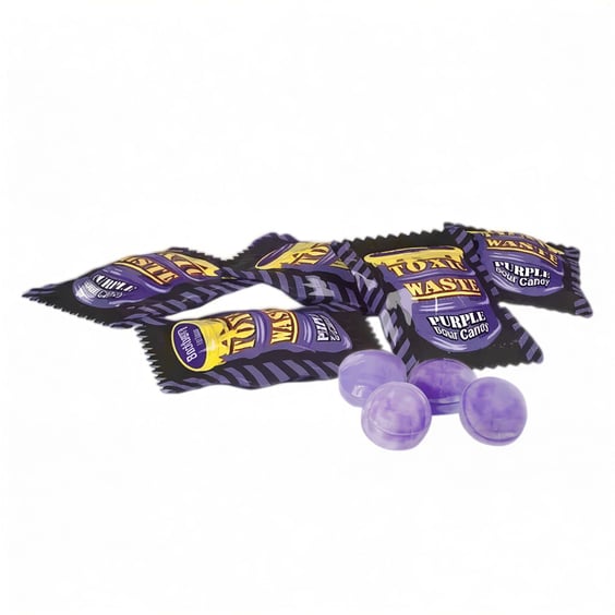 Цукерки Toxic Waste: Drum: Purple Sour Candy, (51059) 2