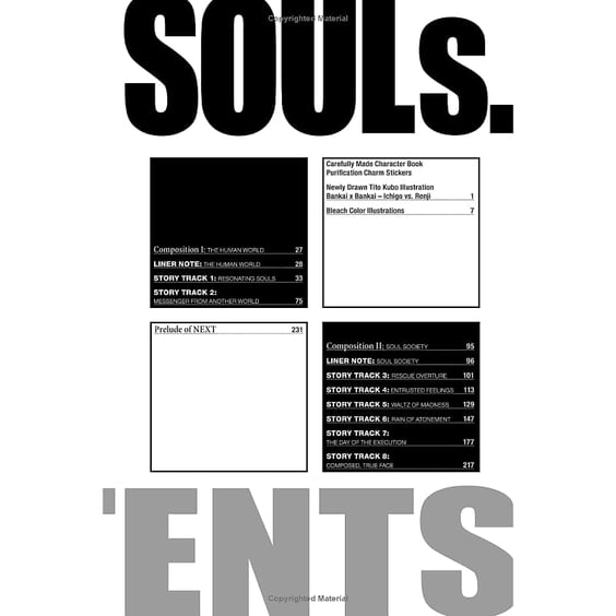 Артбук Bleach SOULs. Official Character Book. The Rain Drags Black Sun Down, (520537) 3