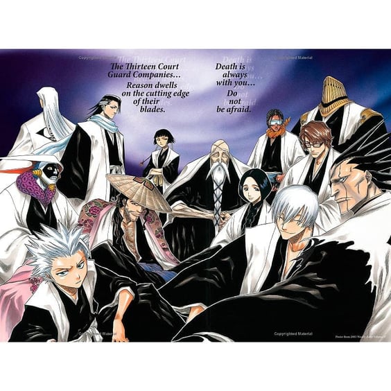 Артбук Bleach SOULs. Official Character Book. The Rain Drags Black Sun Down, (520537) 8