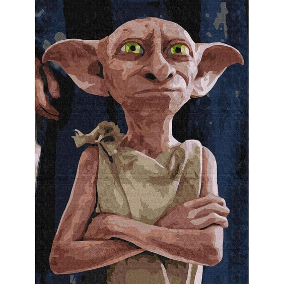Картина по номерам Ideyka: Wizarding World: Harry Potter: Dobby: The Power of Loyalty, (5237)