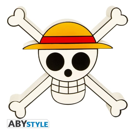Світильник ABYstyle: One Piece: Straw Hat Pirates: Skull Logo, (53408)