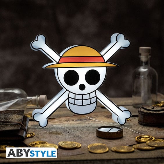 Світильник ABYstyle: One Piece: Straw Hat Pirates: Skull Logo, (53408) 7