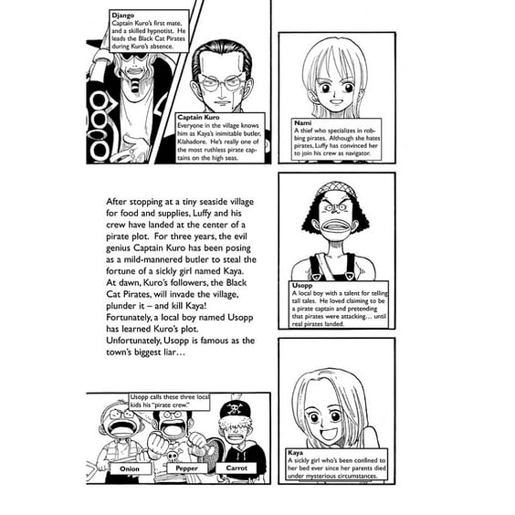 Манга One Piece. East Blue. The Black Cat Pirates. Volume 2 (3-in-1 Edition: Volumes 4-6) (Omnibus), (536262) 5