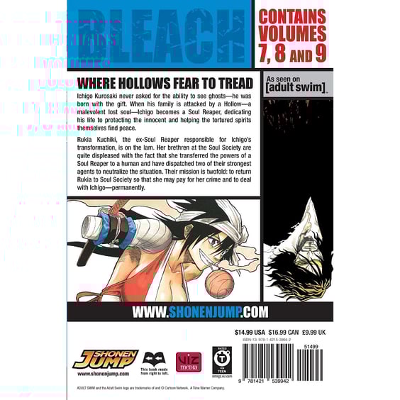 Манґа Bleach. Where Hollows Fear to Tread. Volume 3 (3-in-1 Edition: Volumes 7-9) (Omnibus), (539942) 11