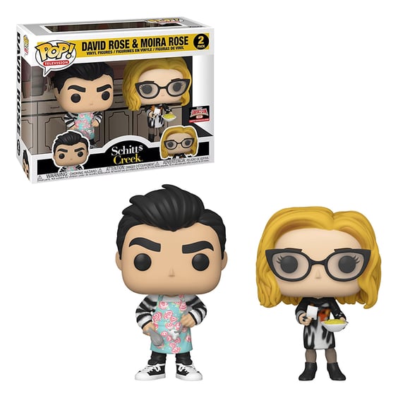 Фігурки Funko POP!: Television: Schitt's Creek: David Rose and Moira Rose (2-Pack) (Funko Exclusive: 2021 Target Convention Limited Edition), (54584)