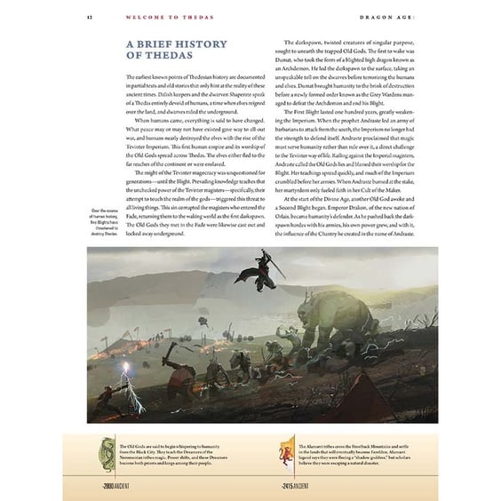 Артбук Dragon Age. The World of Thedas. Volume 1, (551155) 6