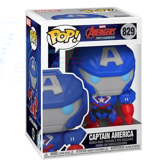 Фигурка Funko POP!: Marvel: Avengers: Mech Strike: Captain America, (55233) 3