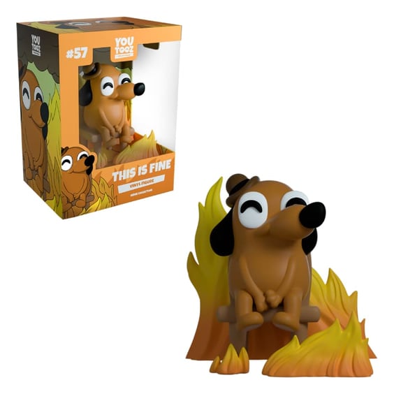 Фігурка YouTooz: Collectibles: Meme: This Is Fine, (553045)