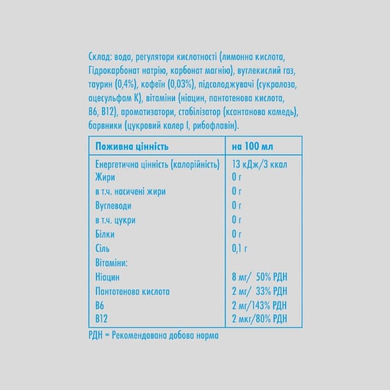 Напиток энергетический Red Bull: Sugar Free, (56053) 3