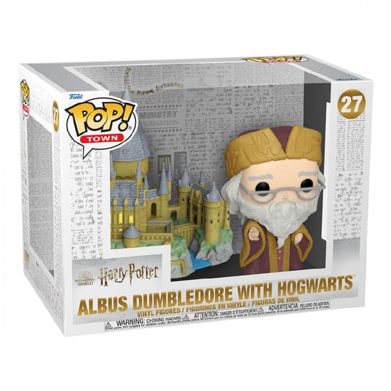 Фигурка Funko POP!: Town: Wizarding World: Harry Potter: Albus Dumbledore w/Hogwarts, (57369) 3