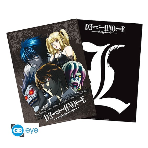 Набір постерів GB Eye: Chibi: Death Note: Members and Logo (2 шт.), (57482)