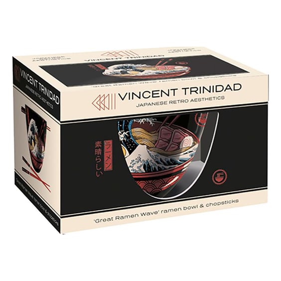 Чаша з паличками Pyramid International: Vincent Trinidad: Great Ramen Wave (Set), (57824) 2