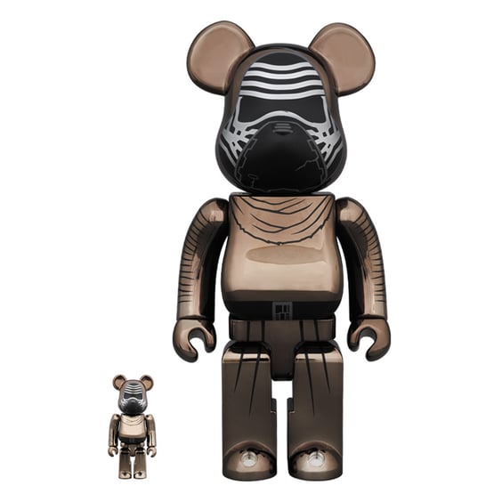 *Original* Be@rbrick: Star Wars: Kylo Ren (Set) (100% & 400%) (Chrome), (584133)