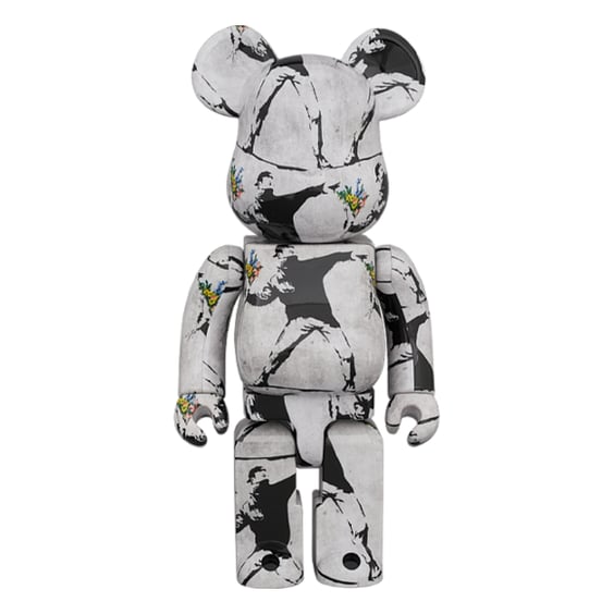 *Original* Be@rbrick: Banksy: Flower Bomber (Set) (100% & 400%), (586694) 2