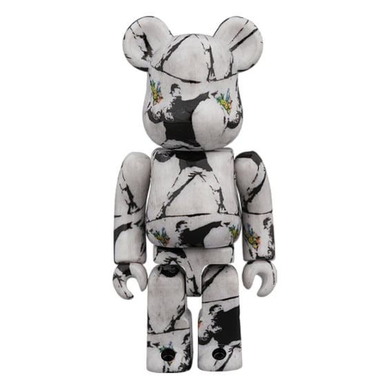 *Original* Be@rbrick: Banksy: Flower Bomber (Set) (100% & 400%), (586694) 3