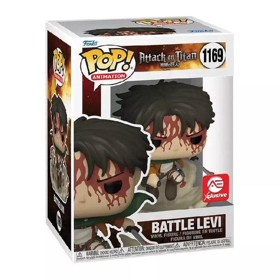Фігурка Funko POP!: Animation: Attack on Titan: Battle Levi Ackerman (AE Exclusive), (58751) 3