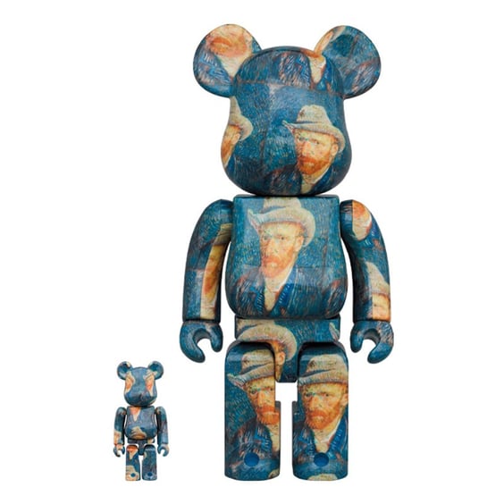 *Original* Be@rbrick: Van Gogh Museum: Vincent Van Gogh's Self Portrait (Set) (100% & 400%), (590394)