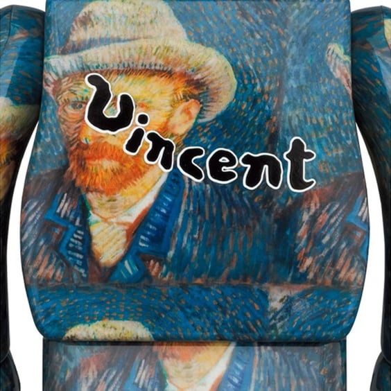 *Original* Be@rbrick: Van Gogh Museum: Vincent Van Gogh's Self Portrait (Set) (100% & 400%), (590394) 2