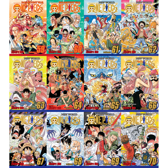 Набор манги One Piece. Thriller Bark, Sabaody, Impel Down, Paramount War & New World (Set 3: Volumes 47-70), (590523) 2