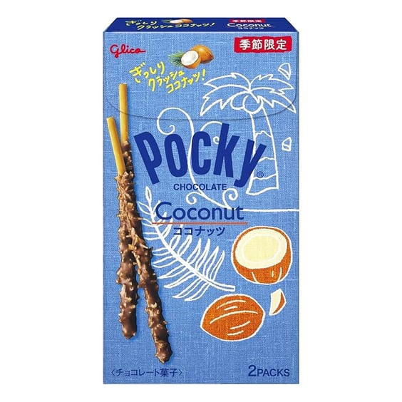 Печиво Glico: Pocky: Chocolate and Coconut, (5914)
