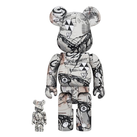 *Original* Be@rbrick: 2G: Hiroki Tsukuda (Set) (100% & 400%), (593128)
