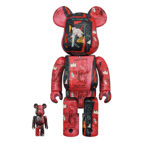 *Original* Be@rbrick: Andy Warhol & Jean-Michel Basquiat: #1 (Set) (100% & 400%), (593326)