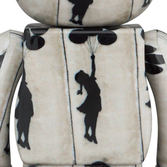 *Original* Be@rbrick: Brandalism: Flying Balloons Girl (Set) (100% & 400%), (594460) 4