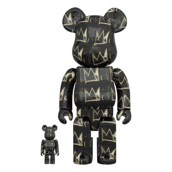 *Original* Be@rbrick: Jean-Michel Basquiat: #8 (Set) (100% & 400%), (594521)