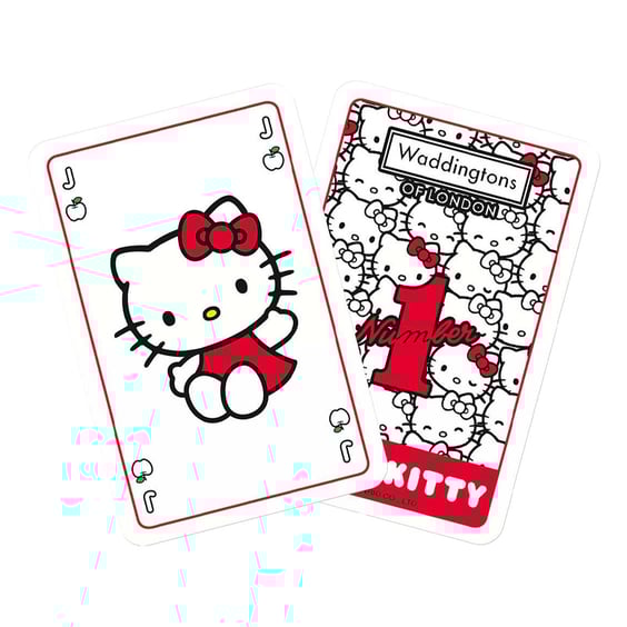 Карти гральні Winning Moves: Waddingtons Number 1: Sanrio: Hello Kitty: Hello Kitty, (59459) 3