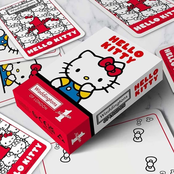 Карти гральні Winning Moves: Waddingtons Number 1: Sanrio: Hello Kitty: Hello Kitty, (59459) 4