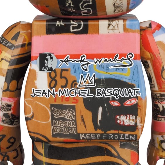 *Original* Be@rbrick: Andy Warhol & Jean-Michel Basquiat: #2 (Set) (100% & 400%), (594941) 4