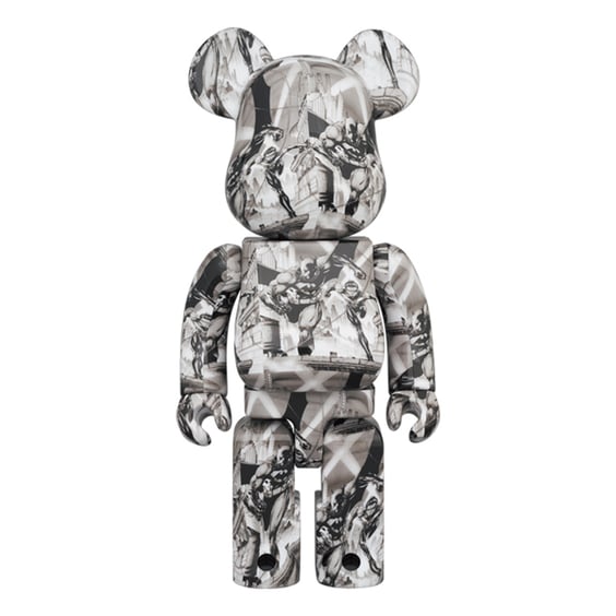 *Original* Be@rbrick: Batman: Hush (Pencil Art Ver.) (Set) (100% & 400%), (595511) 3