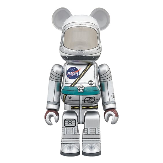 *Original* Be@rbrick: Project Mercury: Astronaut (Set) (100% & 400%), (596280) 2