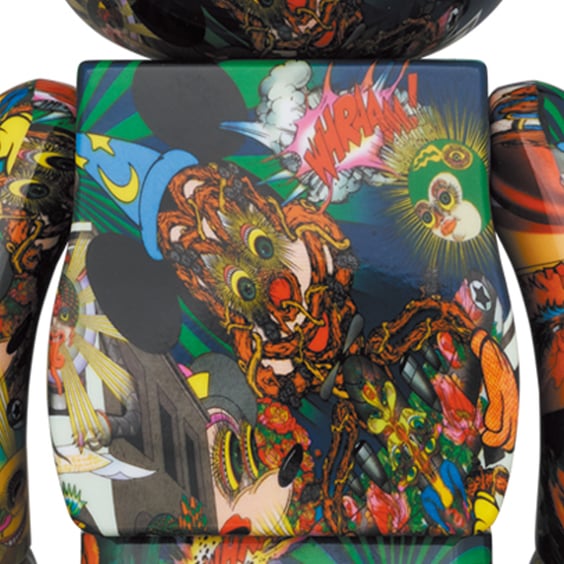 *Original* Be@rbrick: 2G: Keiichi Tanaami: Disney: Mickey Mouse (Set) (100% & 400%), (598222) 4