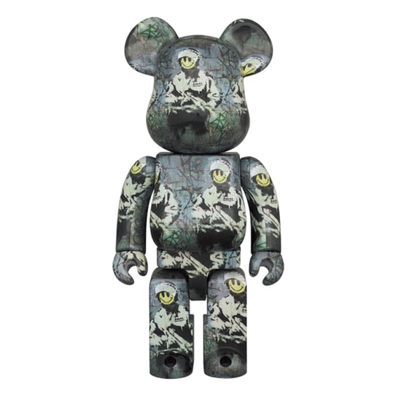 *Original* Be@rbrick: Brandalism: Riot Cop (Set) (100% & 400%), (598253) 3