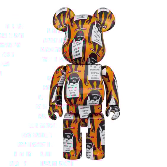 *Original* Be@rbrick: Brandalism: Monkey Sign (Set) (100% & 400%), (599281) 2