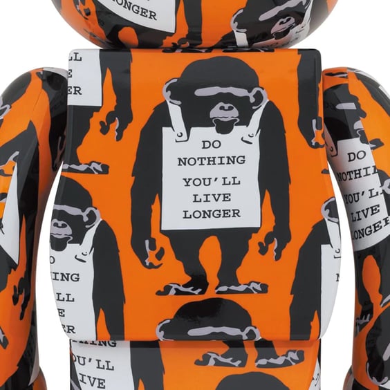 *Original* Be@rbrick: Brandalism: Monkey Sign (Set) (1000%), (599298) 2