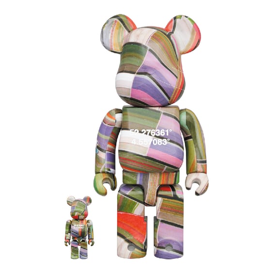 *Original* Be@rbrick: Benjamin Grant: Overview: Lisse (Set) (100% & 400%), (599663)