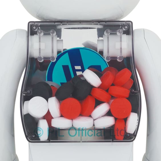 *Original* Be@rbrick: Public Image Ltd (Chrome) (Set) (100% & 400%), (599878) 2