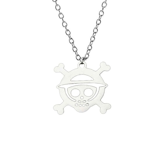 Металевий кулон One Piece: Straw Hat Pirates: Skull Logo, (600349)