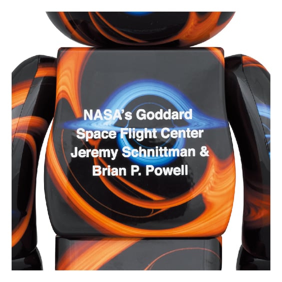 *Original* Be@rbrick: NASA: Doubly Warped Black Hole (Set) (100% & 400%), (601892) 2