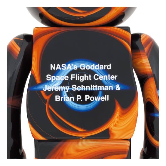 *Original* Be@rbrick: NASA: Doubly Warped Black Hole (1000%), (601908) 2