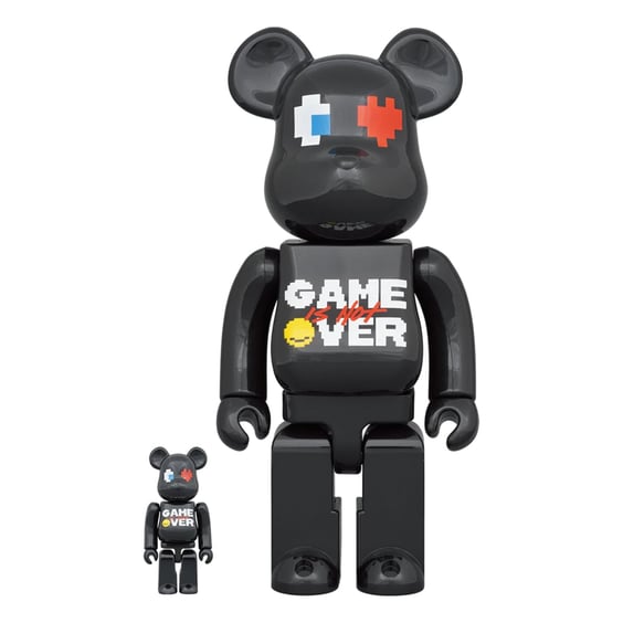 *Original* Be@rbrick: Pac-Man & Grafflex & 9090 & S.H.I.P&crew (Set) (100% & 400%), (602271)