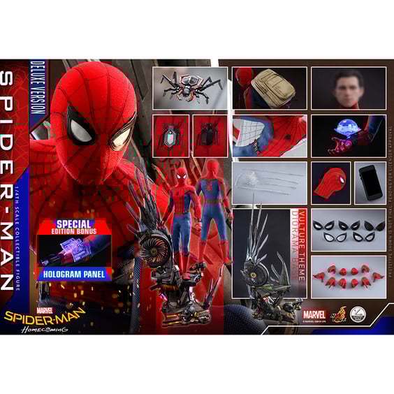 Коллекционная фигура Hot Toys: Quarter Scale: Marvel: Spider-Man: Homecoming: Spider-Man (Deluxe version), (602503) 14