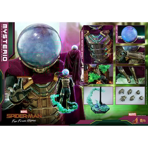 Колекційна фігура Hot Toys: Movie Masterpiece: Marvel: Spider-Man: Far From Home: Mysterio, (602756) 6