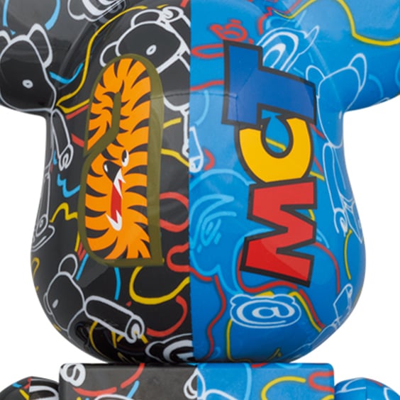 *Original* Be@rbrick: BAPE: Camo Shark (Line) (Set) (100% & 400%), (602851) 4