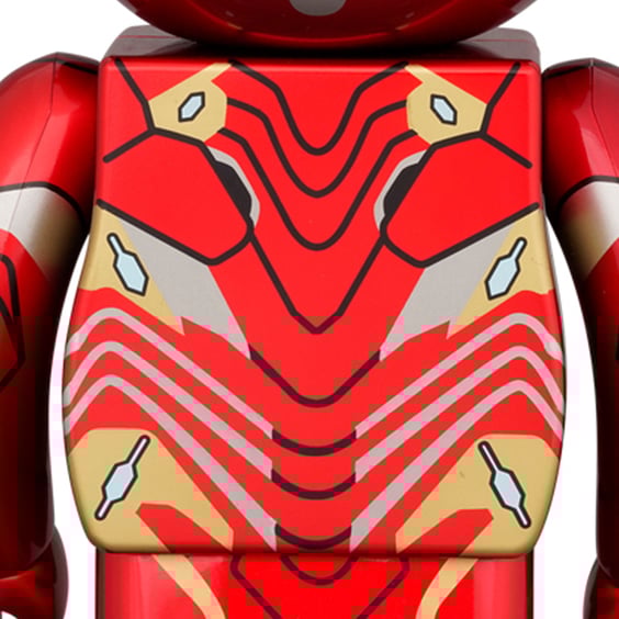 *Original* Be@rbrick: Marvel: Iron Man (Mark 50) (Set) (100% & 400%), (603124) 4